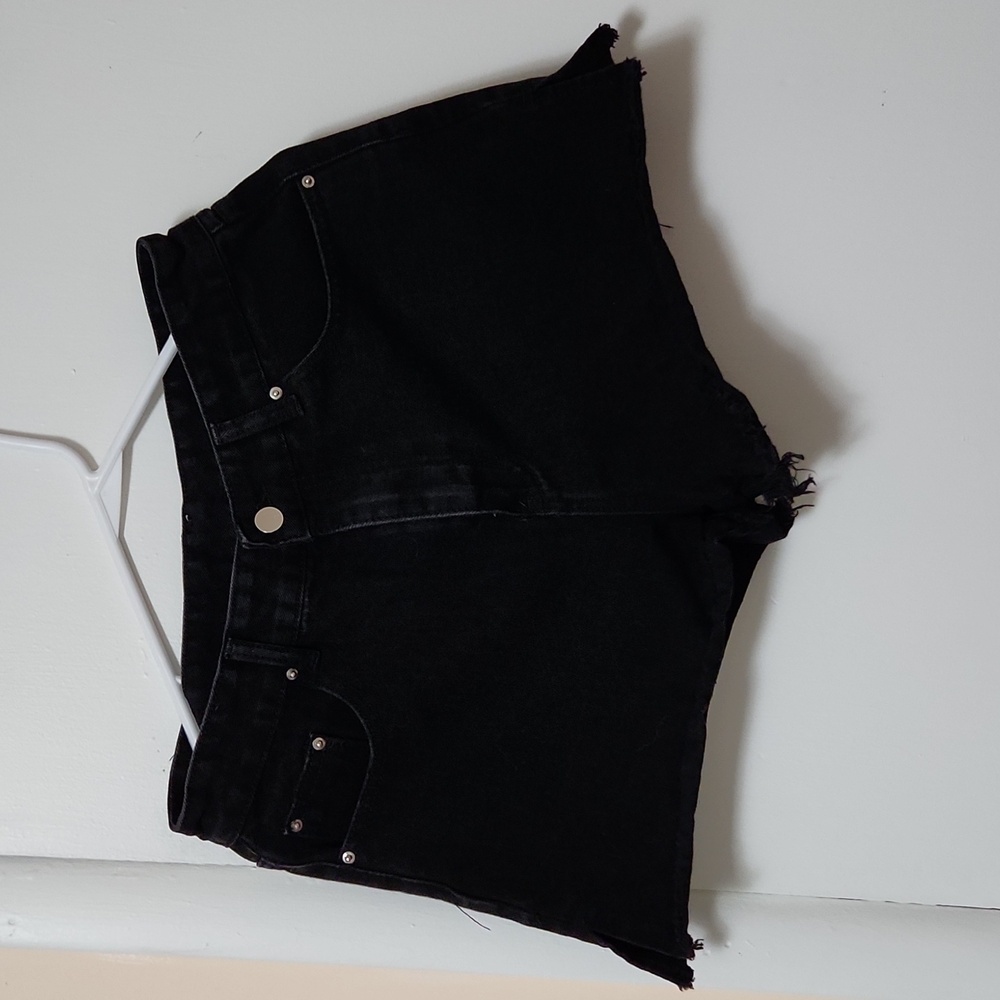 Medium Black Jean Shorts